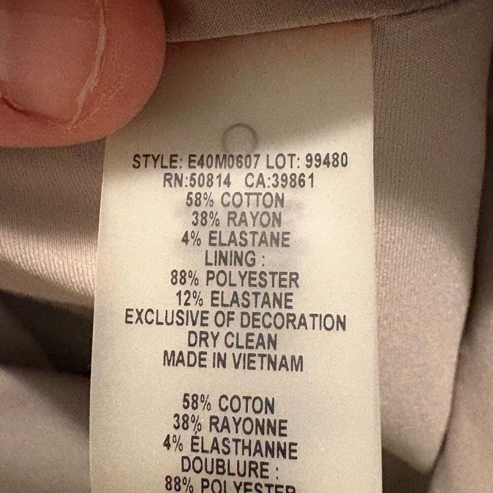 Elie Tahari beige business professional sheath dress size 10 - Picture 7 of 11